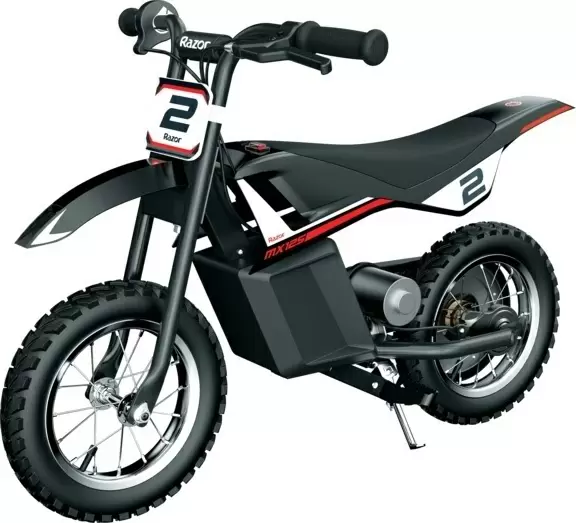 Мотоцикл электрический Razor MX125 Dirt Rocket, черный/красный