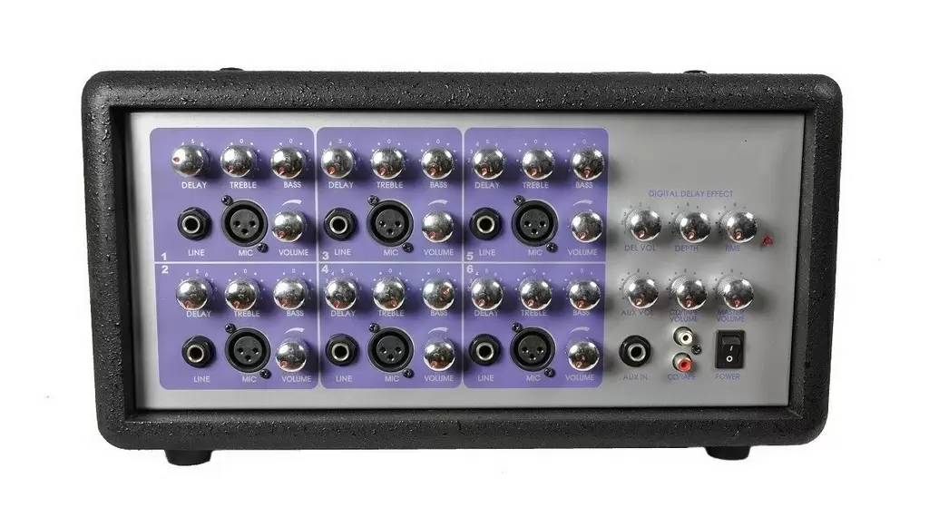 Set sistem acustic + mixer Flame FC-600, negru