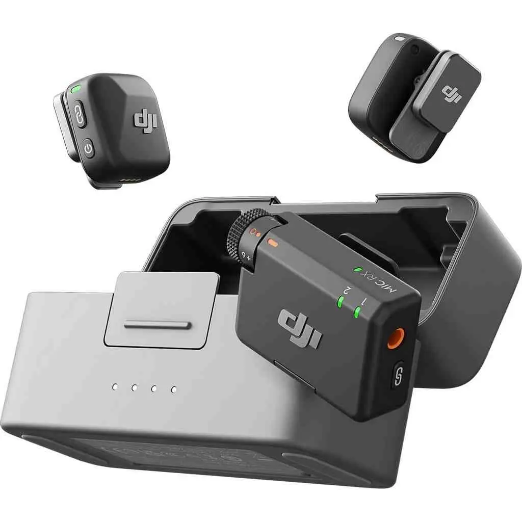 Микрофон DJI Mic Mini 2TX + 1RX+ Charging case, серый