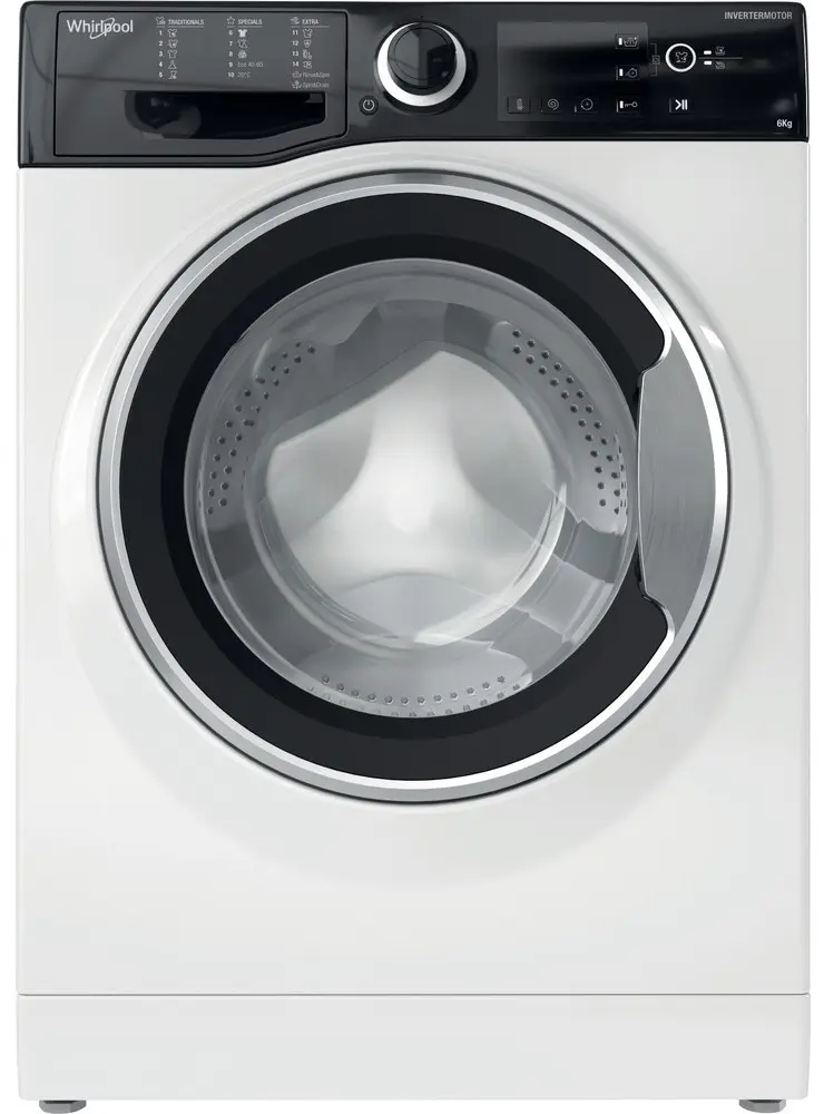 Стиральная машина Whirlpool WRBSB 6228 B EU, белый на tehnoparc.md Стиральная машина Whirlpool WRBSB 6228 B EU, белый