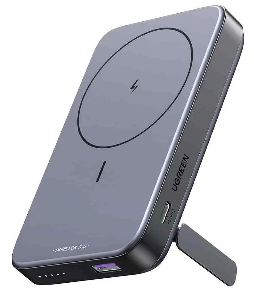 Acumulator extern Ugreen Foldable 10000mAh 20W, gri
