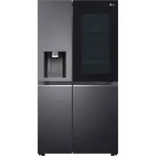 Frigider LG GSXV90MCDE, negru/inox