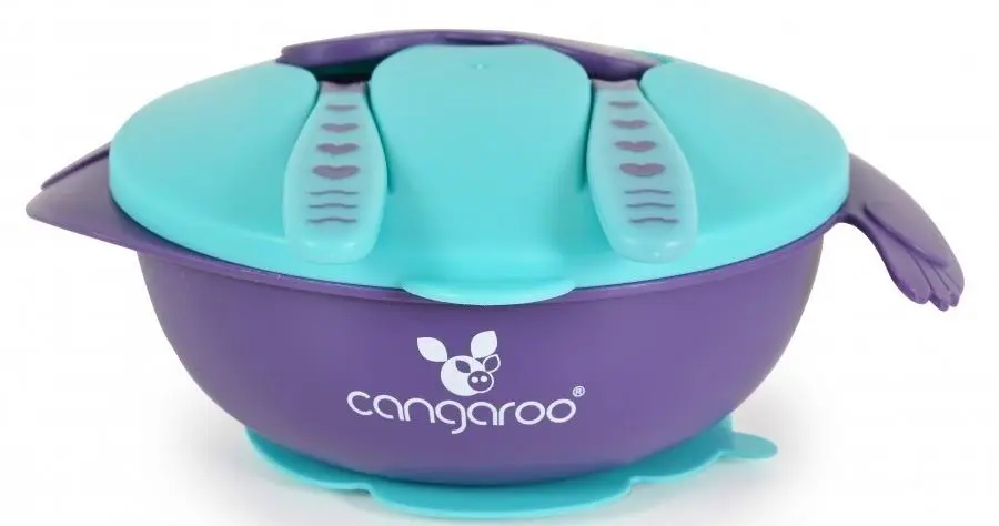 Set de hrănire Cangaroo Jelly Blue F1730, albastru