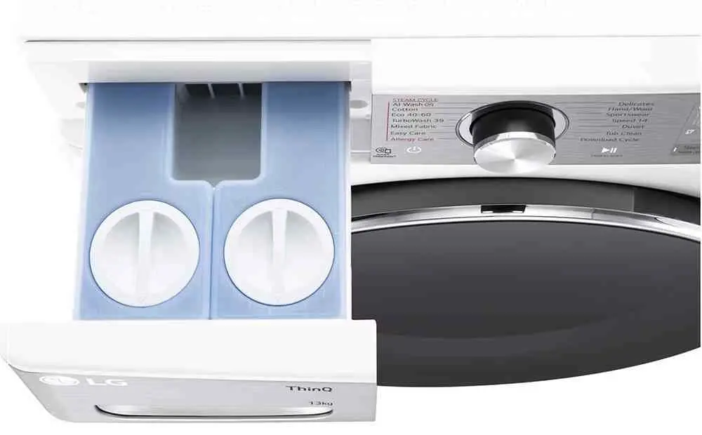 Maşină de spălat rufe LG F4WR913P3WA, alb