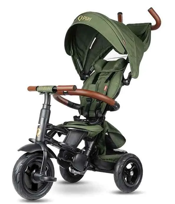 Bicicletă pentru copii Qplay Rito Deluxe, verde