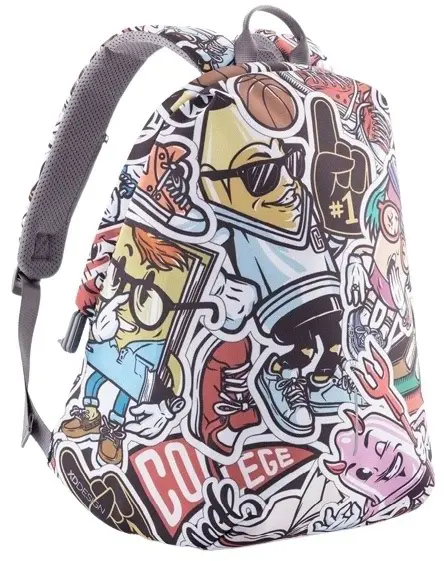 Rucsac XD Design Bobby Soft Art Grafitti, albastru