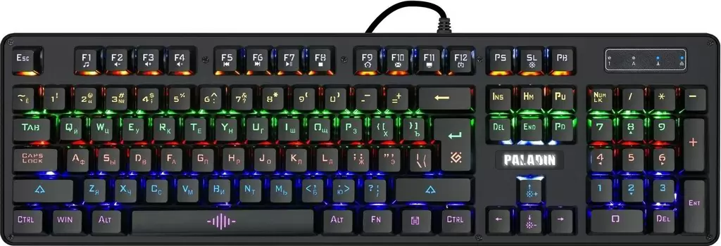 Tastatură Defender Paladin, negru