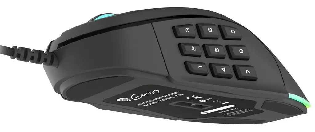 Mouse Genesis Xenon 770, negru