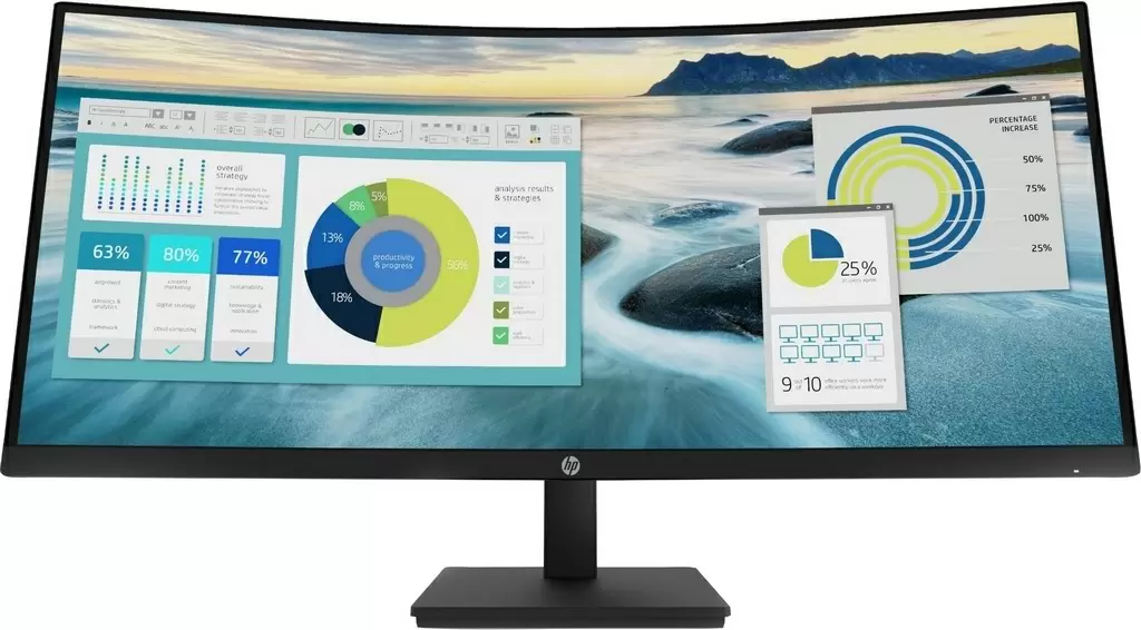 Monitor HP P34hc G4e Light), negru