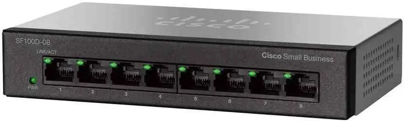 Коммутатор Cisco SF110D-08 на tehnoparc.md Коммутатор Cisco SF110D-08