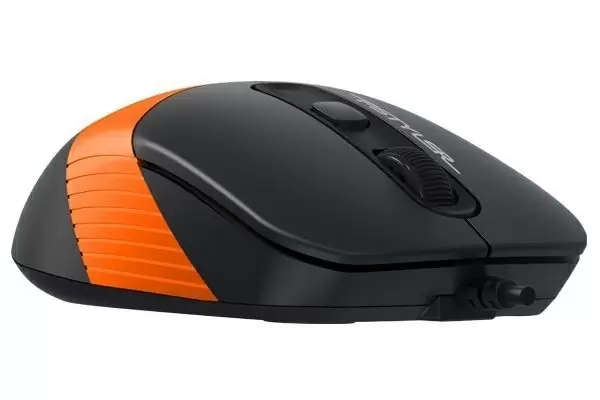 Mouse A4Tech FM10, negru/portocaliu