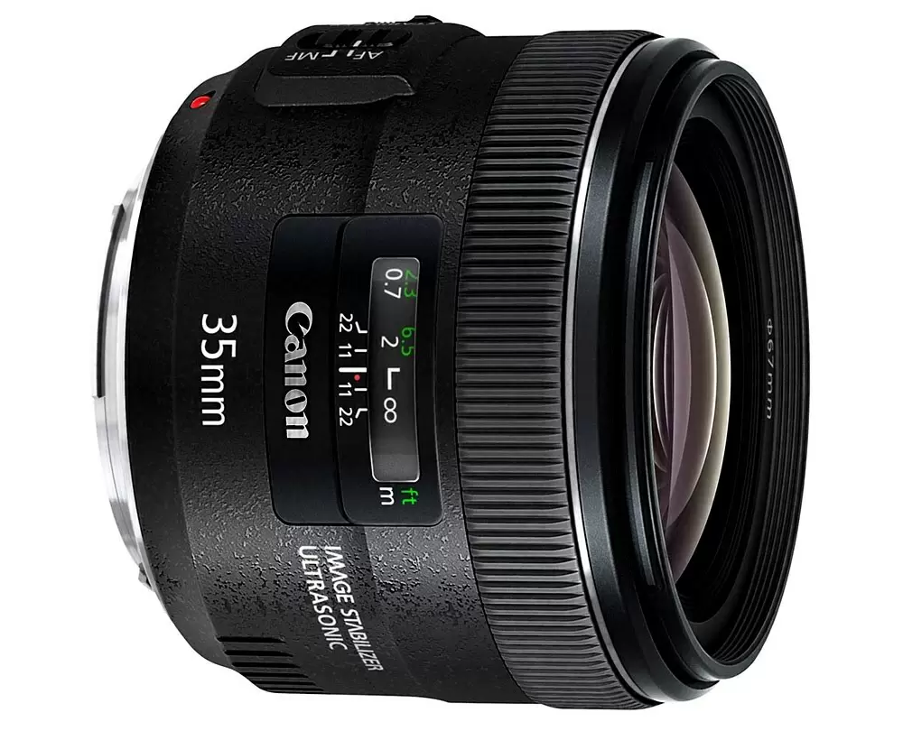 Obiectiv Canon EF 35mm f/2.0 IS USM, negru