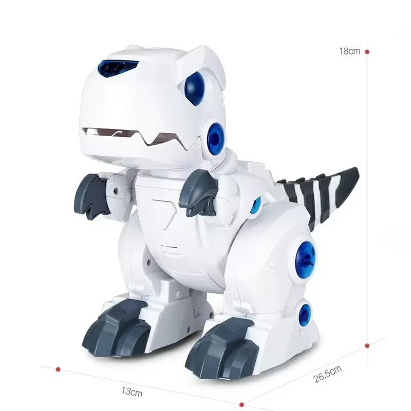 Робот Rastar Intelligent Dinosaur Infrared, белый