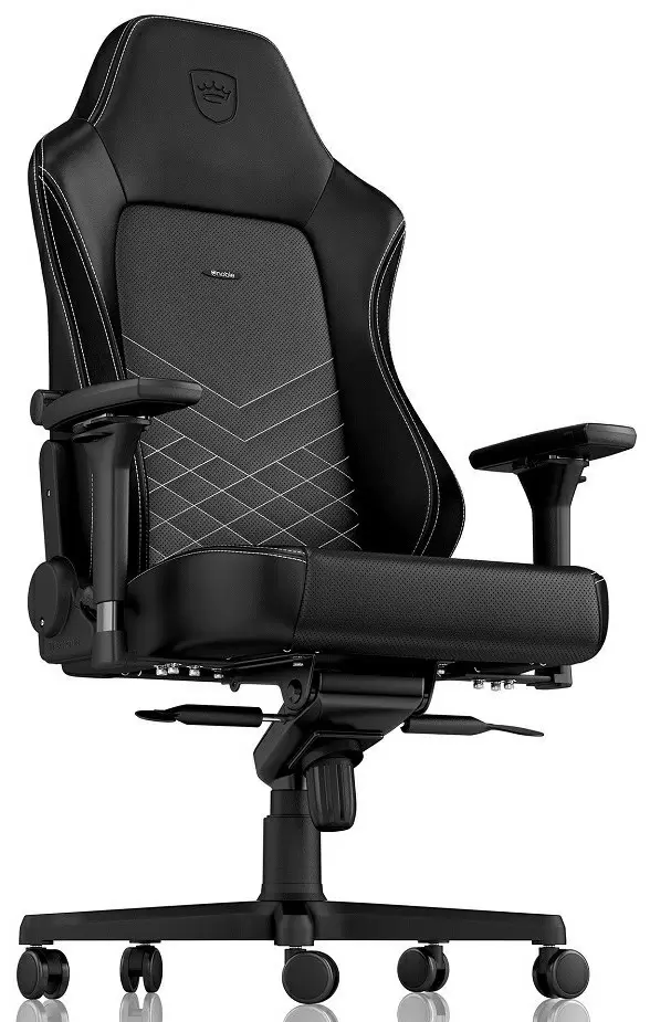 Компьютерное кресло Noblechairs BL-HRO-PU-BPW, черный/белый