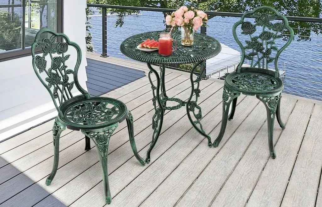 Set mobilă de grădină Costway OP70695GN, verde pe tehnoparc.md Set mobilă de grădină Costway OP70695GN, verde
