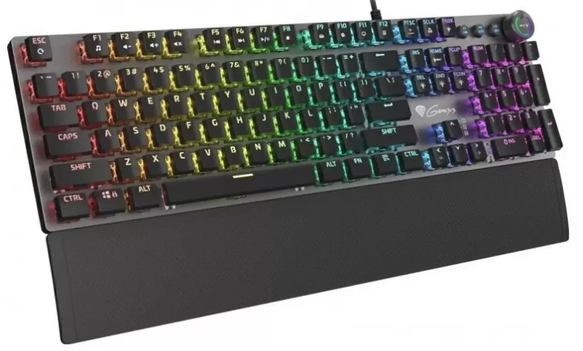 Tastatură Genesis Thor 401 RGB (US), negru/gri