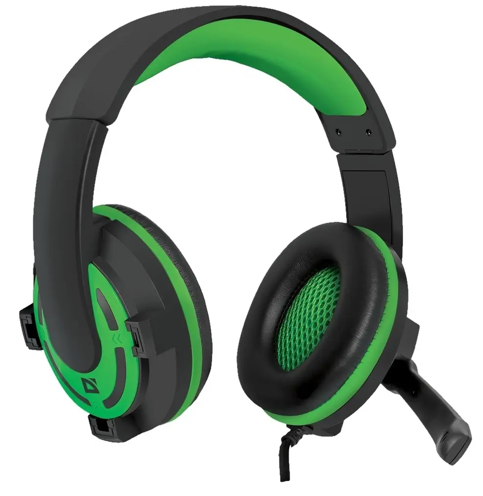 Наушники Defender G-300, зеленый/черный