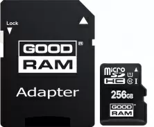 Card de memorie flash Goodram M1AA microSDXC Class10 256GB UHS-I + SD Adapter