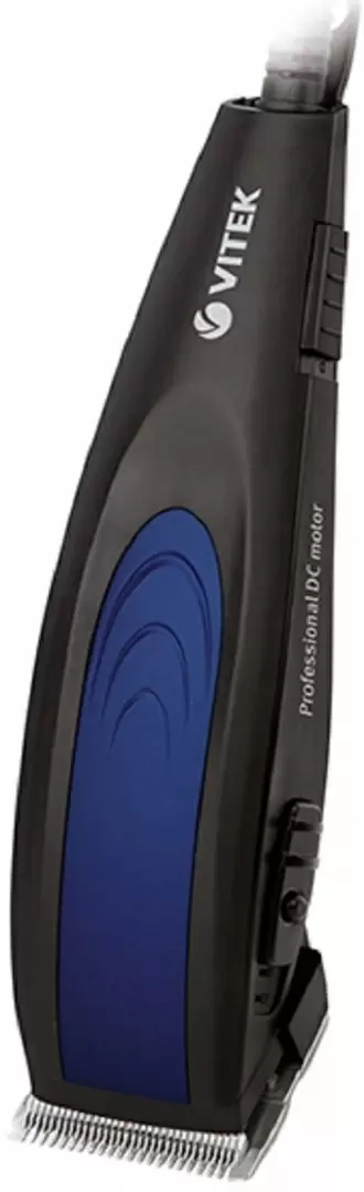 Машинка для стрижки волос Vitek VT-2576, черный/синий