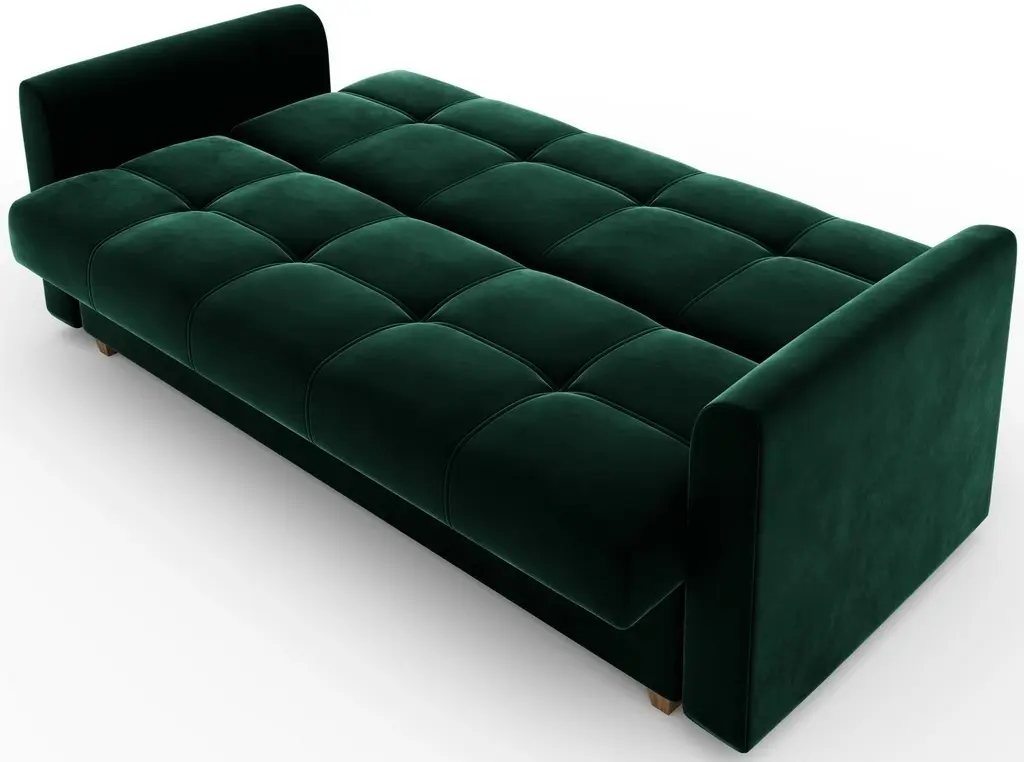 Диван Space Meble Lento Foam Itaka 10, темно-зеленый