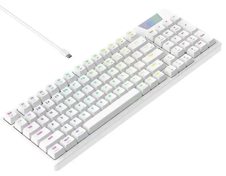 Tastatură Havit KB885L, alb