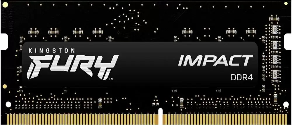 Оперативная память SO-DIMM Kingston Fury Impact 16ГБ DDR4-3200MHz, CL20, 1.2V