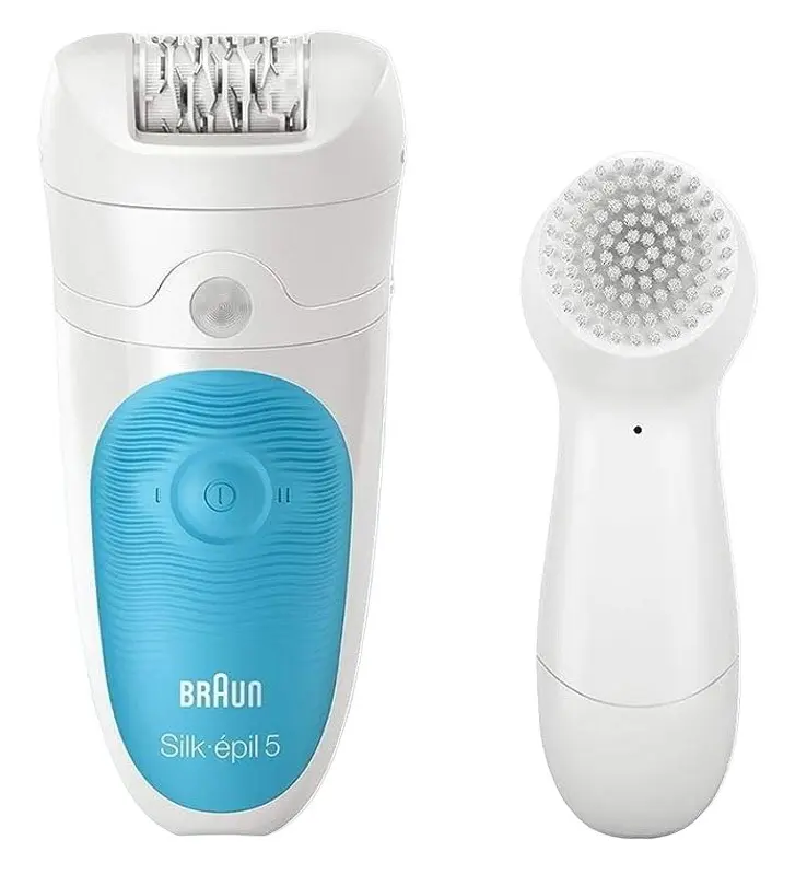 Эпилятор Braun SE5545GS, белый/синий