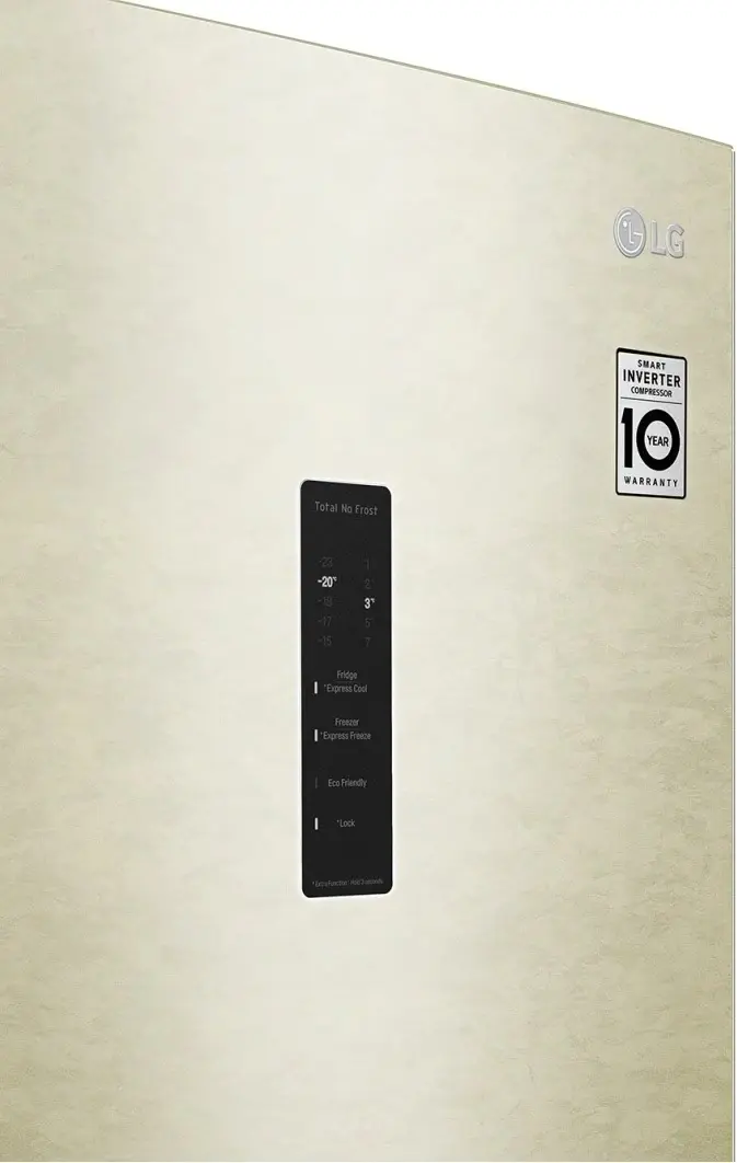 Холодильник LG GA-B509CETL, бежевый