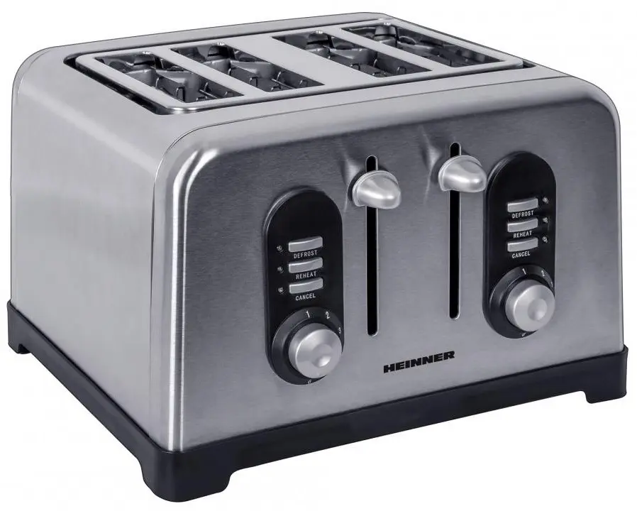 Тостер Heinner HTP-BK1400XMC, нержавеющая сталь