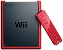 Игровая приставка Nintendo WII Mini, черный/красный