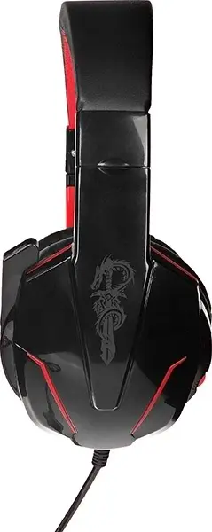Наушники Qumo 21700, черный/красный