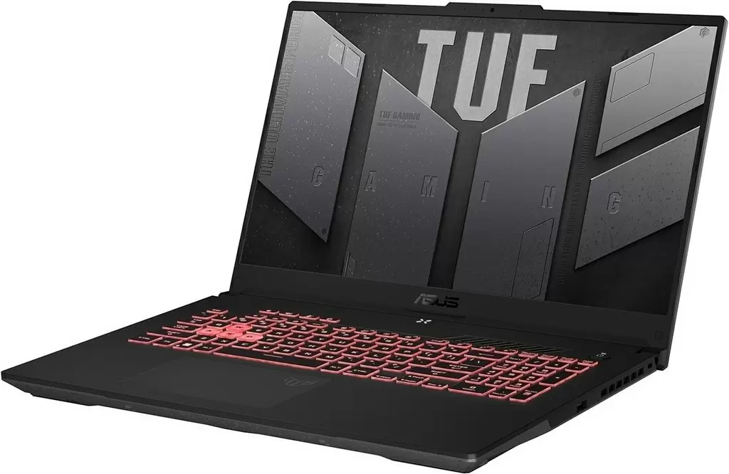 Ноутбук Asus TUF Gaming A17 FA707RE (17.3"/FHD/Ryzen 7 6800H/8GB/512GB/GeForce RTX 3050 Ti 4GB), серый