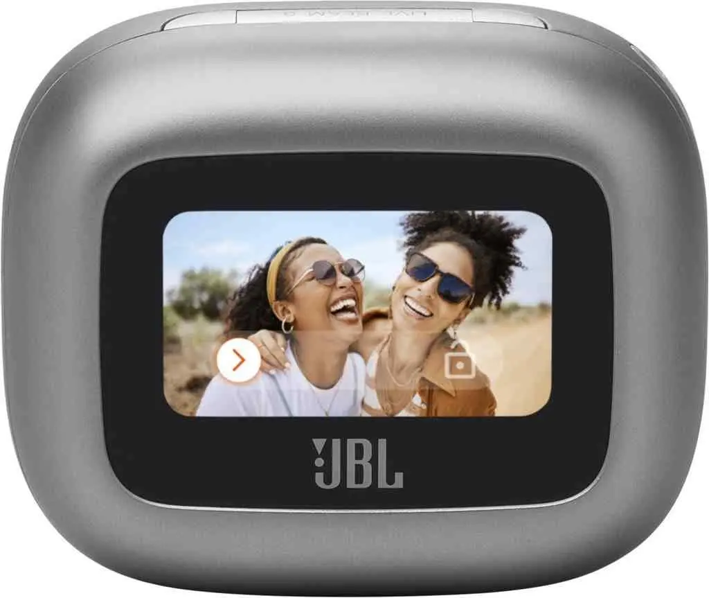 Căşti JBL LIVE Beam 3, argintiu