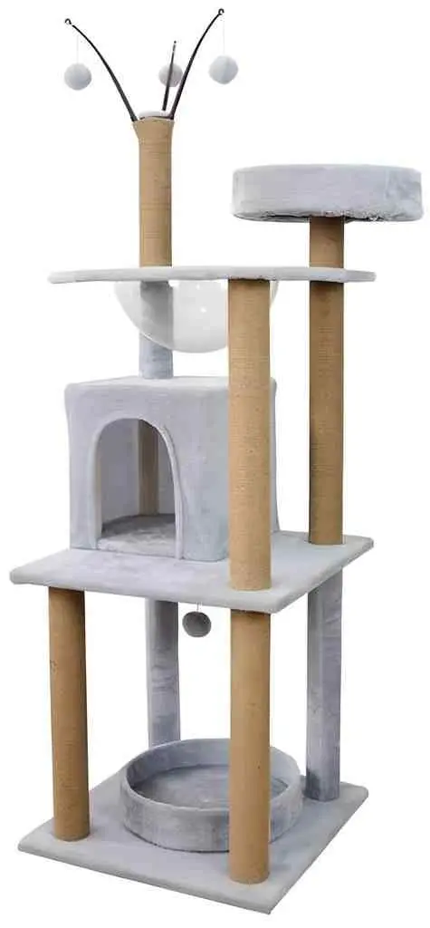 Ansamblu pentru pisici Cat Tree 523, gri