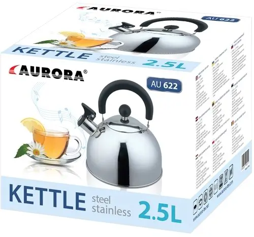 Ceainic Aurora AU622, inox