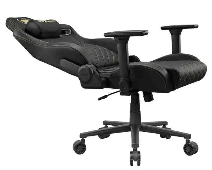 Scaun gaming Cougar Defensor Gold, negru/auriu