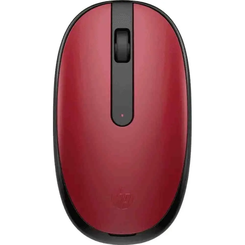 Мышка HP 240, красный/черный
