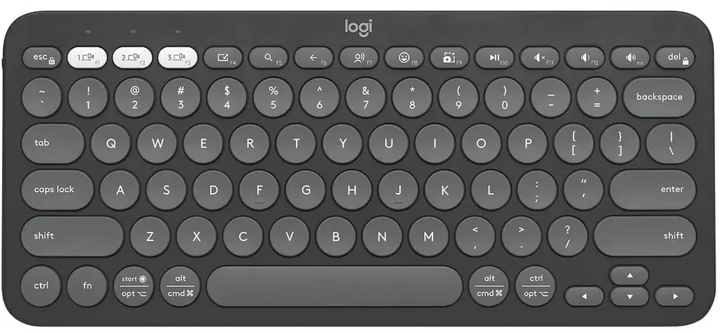 Tastatură Logitech Pebble Keys 2 K380S, gri