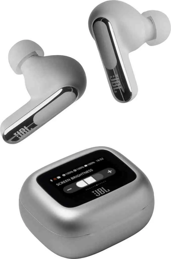 Căşti JBL LIVE Beam 3, argintiu