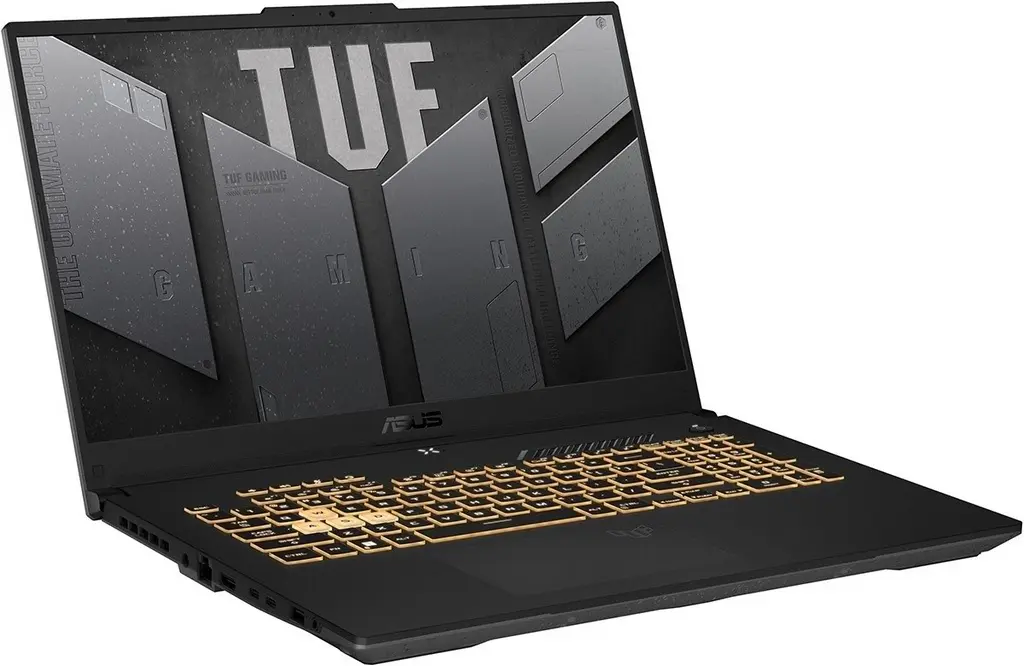 Laptop Asus TUF Gaming F17 FX707ZU4 (17.3"/FHD/Core i7-12700H/16GB/512GB/GeForce RTX 4050 6GB), gri pe tehnoparc.md Laptop Asus TUF Gaming F17 FX707ZU4 (17.3"/FHD/Core i7-12700H/16GB/512GB/GeForce RTX 4050 6GB), gri
