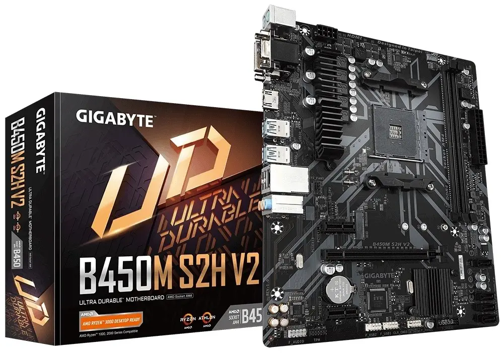 Placă de bază Gigabyte B450M S2H V2 1.0