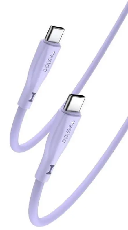 Cablu USB Yesido Type-C to Type-C 60W 1m CA152-2, violet