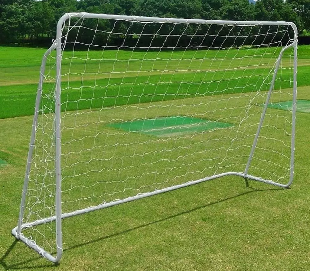 Poartă de fotbal Enero Football Goals 240x150x90cm, alb