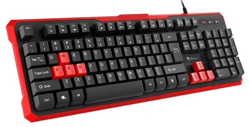 Клавиатура Genesis RHOD 110, черный/красный