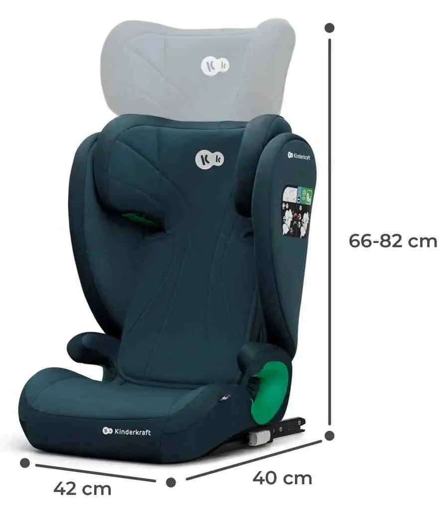 Детское автокресло KinderKraft Junior Fix 2 i-Size, синий