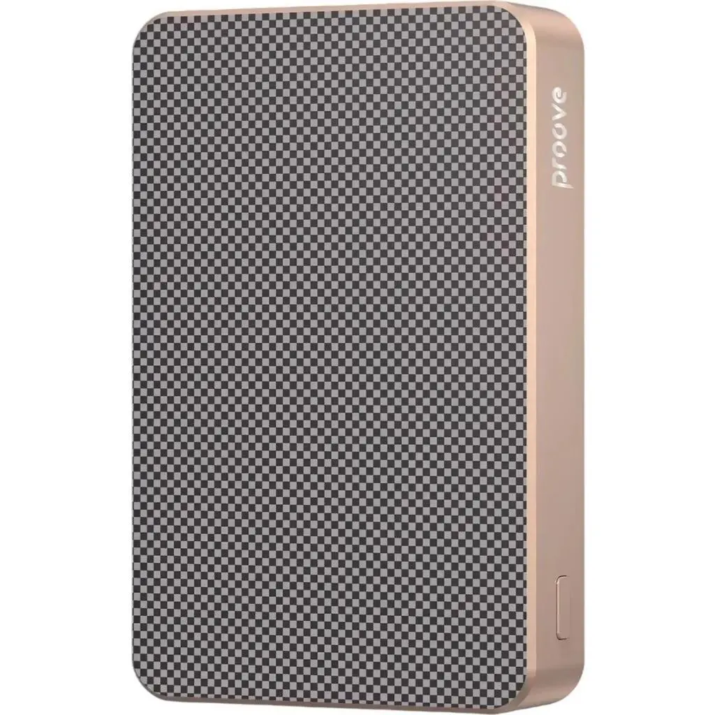 Acumulator extern Proove Carbon Slim 22.5W, cafeniu
