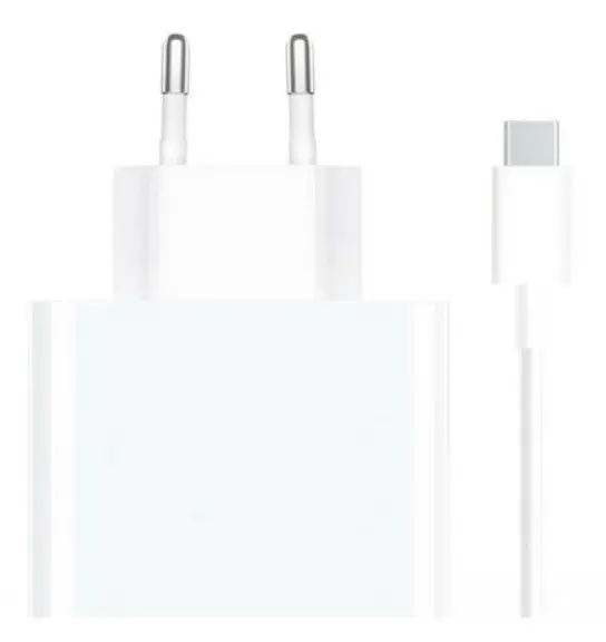 Încărcător Xiaomi 67W Charging Combo (Type-A) + Type-C, alb