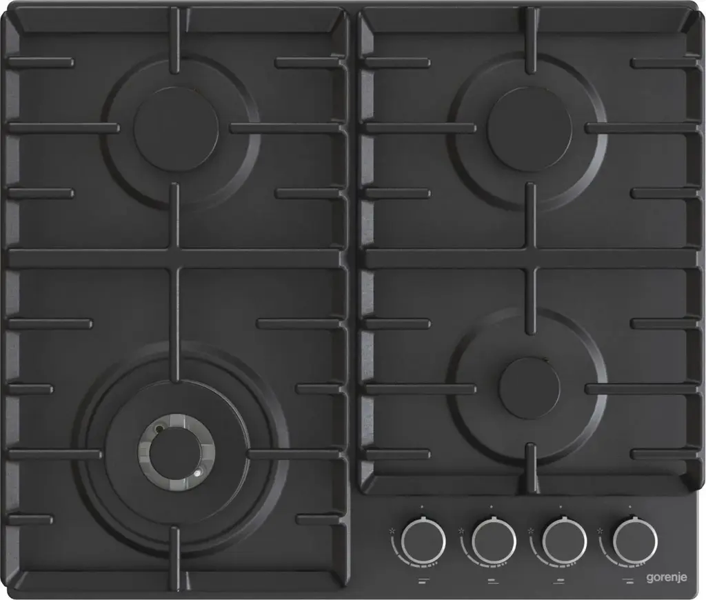Plită incorporabilă cu gaz Gorenje GW 642 AB, negru