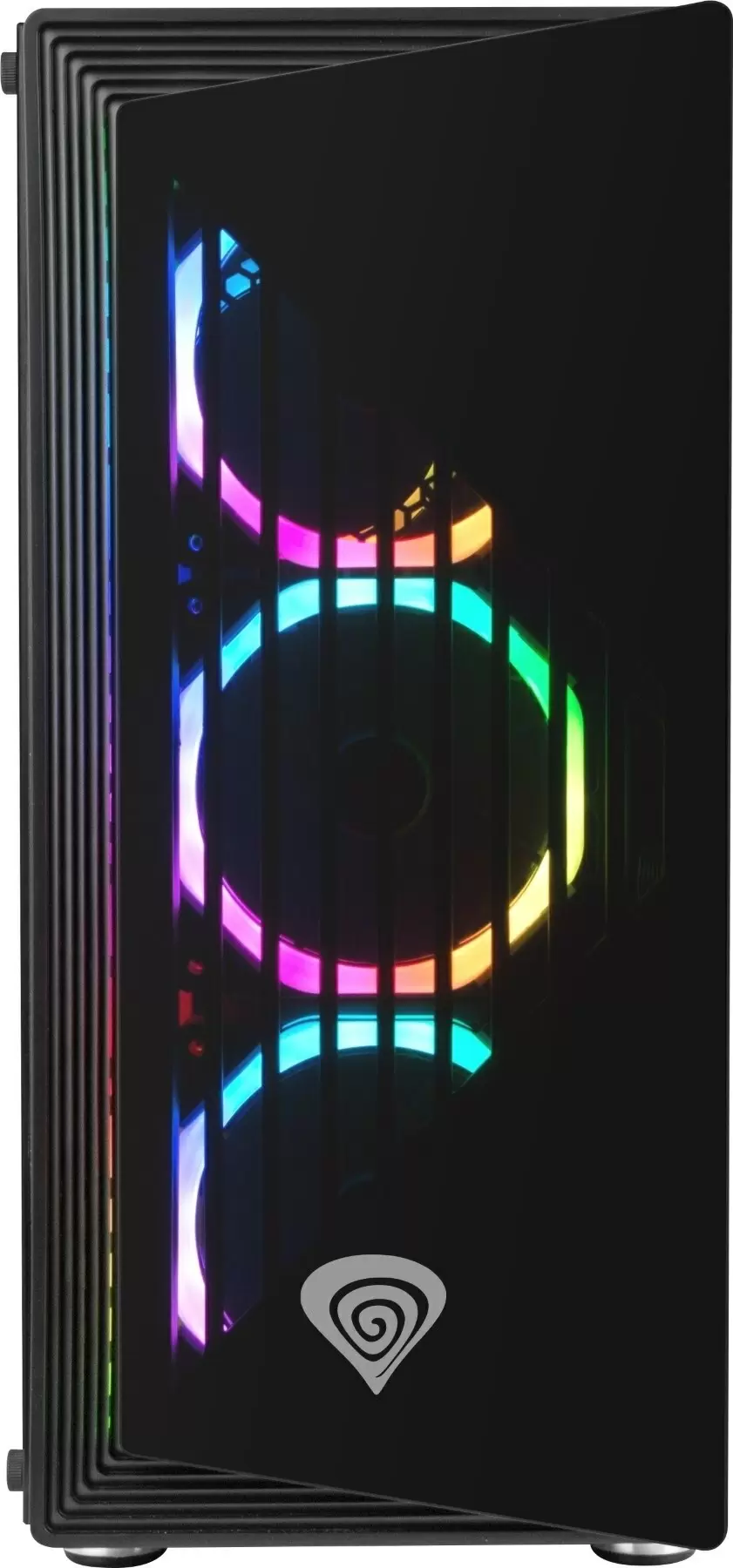 Carcasă Genesis Irid 400 RGB, negru