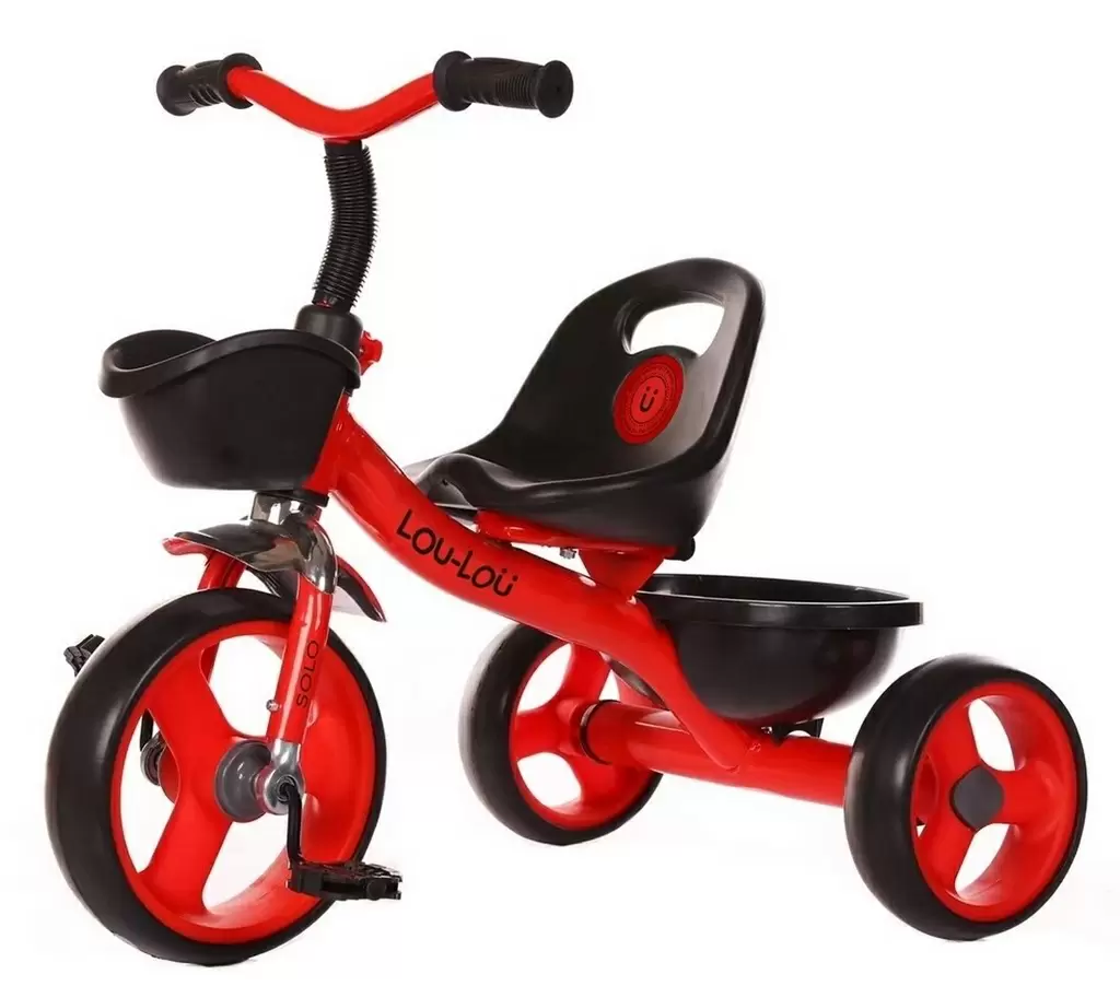 Bicicletă pentru copii Lou-Lou Solo, roșu